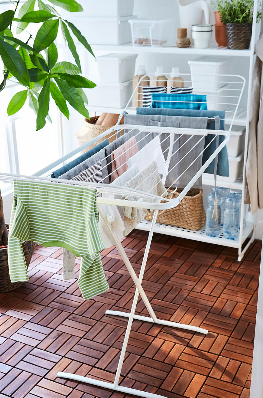 Minimalist Clothes Drying Rack